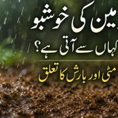 مٹی اور بارش کا تعلق