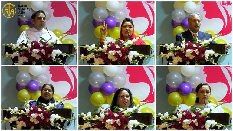  پیس سینٹر لاہور میں عالمی یوم خواتین کے موقع پر بین المذاہب تقریب کا انعقاد 