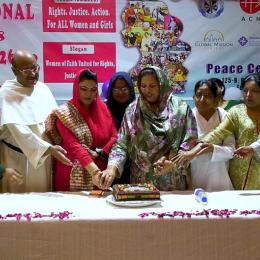  پیس سینٹر لاہور میں عالمی یوم خواتین کے موقع پر بین المذاہب تقریب کا انعقاد 